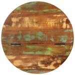 vidaXL Table basse noir 50x27 cm bois de récupération massif