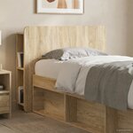 vidaXL Cabinet de Tête de Lit Chêne Sonoma Bois d'ingénierie