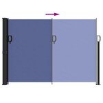 vidaXL Auvent latéral rétractable bleu 140x300 cm