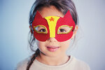 Masque pour enfant en feutrine à customiser 12 pièces - Sodertex