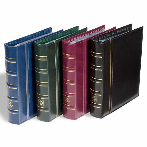 Reliure Optima Classic Leuchtturm à 4 anneaux. Couleur - Noir
