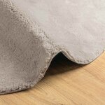 vidaXL Tapis de surface HUARTE Couleur sable 80 x 150 cm Polyester