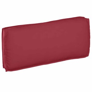 vidaXL Coussin pour assise / dossier de palette avec oreiller Bordeaux