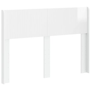 vidaXL Tête de lit Blanc brillant PB