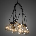 KONSTSMIDE Guirlande lumineuse avec 5 ampoules transparentes