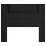 vidaXL Tête de lit Chêne noir 120 x 15 x 103 5 cm Bois d'ingénierie
