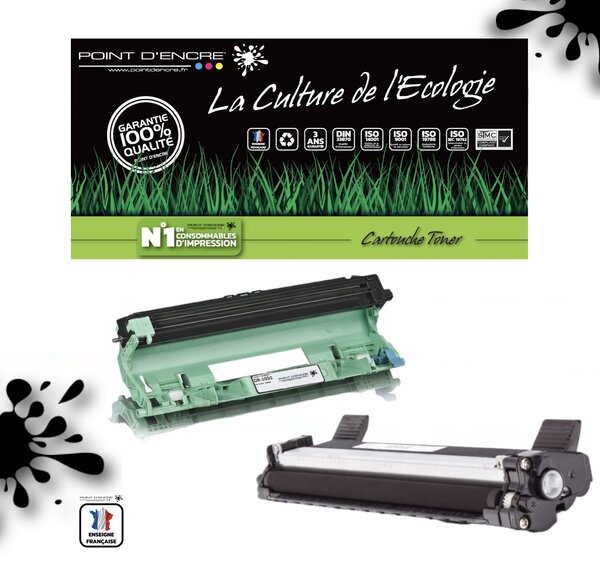 TN1050 / DR1050 - Cartouche / Tambour - Noir - Grande capacité