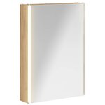 vidaXL Armoire Miroir de Salle de Bain Chêne artisan