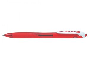 Stylo Bille RexGrip Begreen Rétractable Pointe Fine Rouge PILOT