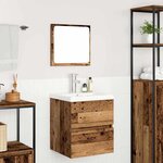 vidaXL Ensemble de mobilier de salle de bain avec tiroir 3 Pièces