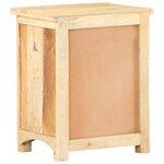 vidaXL Table de chevet 40 x 30 x 50 cm Bois de récupération massif