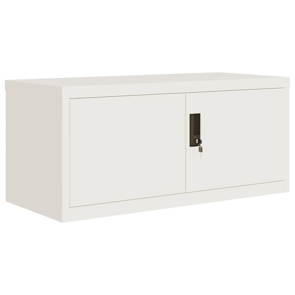 vidaXL Classeur blanc 90x40x40 cm acier