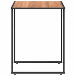 vidaXL Table de Jardin Marron 100 x 55 x 70 cm Acier et DPC