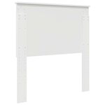 vidaXL Tête de lit Blanc Brillant 90 cm Bois d'ingénierie