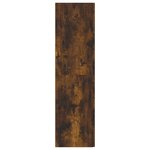 vidaXL Meuble TV mural Chêne fumé 30 5x30x110 cm