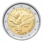Pièce de monnaie 2 euro commémorative Saint-Marin 2020 BU – Tiepolo