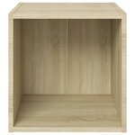 vidaXL Ensemble de meubles TV 3 Pièces Chêne sonoma Bois d'ingénierie