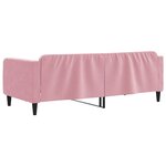 vidaXL Lit de repos rose 100x200 cm velours