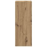 vidaXL Bibliothèque empilable chêne artisanal bois d'ingénierie