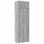 vidaXL Armoire de rangement sonoma gris 70x42 5x225 cm
