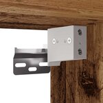 vidaXL Meuble TV mural vieux bois 80x30x30 cm bois d'ingénierie