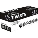 Pile bouton oxyde d' argent pour montres v384 (sr41) sr736sw 1 55 volt varta