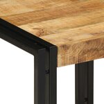 vidaXL Table basse Marron 40 x 40 x 38 cm bois de manguier massif