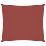 vidaXL Voile de parasol tissu oxford rectangulaire 2x2 5 m terre cuite