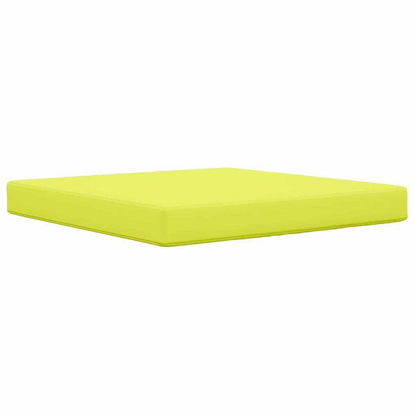 vidaXL Coussin de canapé d'extérieur Vert 80 x 80 x 8 cm Polyester
