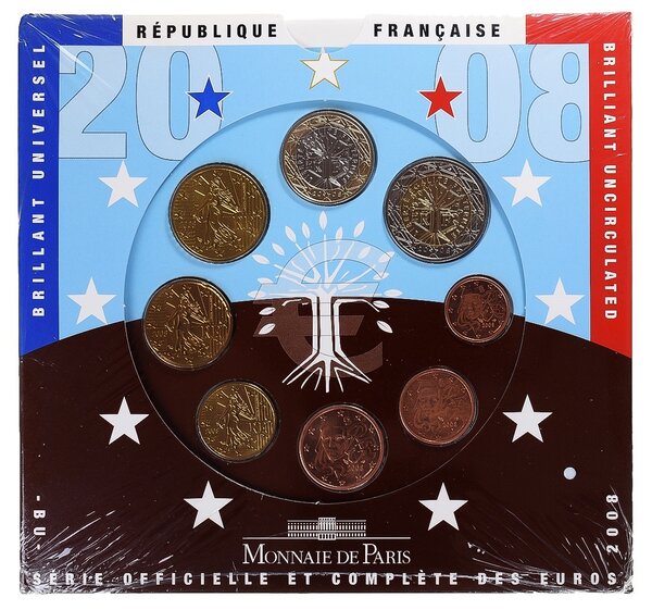 Coffret série euro BU France 2008