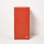 Boîte à colis Extra Large Rouge 2 portes Acier galvanisé SMART PARCEL BOX®