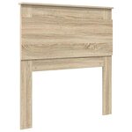 vidaXL Tête de lit Chêne Sonoma 75 cm Bois d'ingénierie