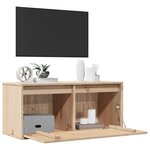 vidaXL Armoire murale 80x30x35 cm Bois de pin massif