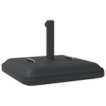 vidaXL Base de parasol avec poignées pour mâts Ø38 / 48 mm 27 kg carré