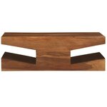 vidaXL Table basse Bois massif de Sesham 90 x 60 x 30 cm