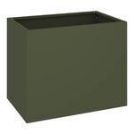 vidaXL Cache-pot de jardin Vert olive 50 x 32 x 40 cm