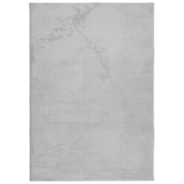 vidaXL Tapis IZA poils courts style scandinave gris 120x170 cm