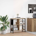 vidaXL Étagère Chêne artisanal 82 x 32 x 79 cm Bois d'ingénierie