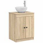 vidaXL Armoire de salle de bain Chêne Sonoma 54 x 41 x 70 cm