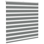 vidaXL Store zèbre gris foncé largeur du tissu 135 9 cm polyester