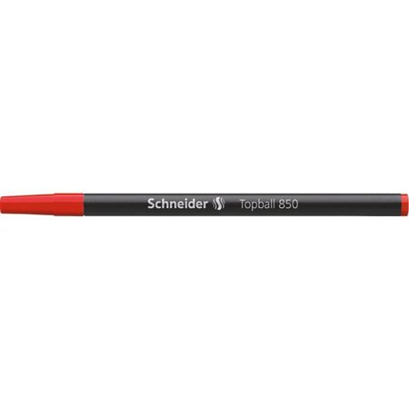 Recharge pour roller topball 850 05 rouge x 10 schneider