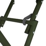 vidaXL Table de Jardin Vert foncé 55 x 55 x 73 cm