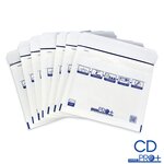 Lot de 50 enveloppes à bulles pro+ blanches cd format 145x175 mm