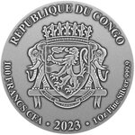 Pièce de monnaie en Argent 100 Francs g 31.1 (1 oz) Millésime 2023 ERNESTO CHE GUEVARA