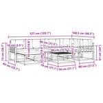 vidaXL Ensemble de canapés d'extérieur 7 Pièces Blanc et anthracite