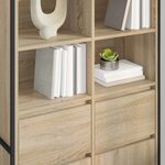 vidaXL Buffet 2 Pièces Sonoma 81 x 36 x 150.5 cm Bois d'ingénierie