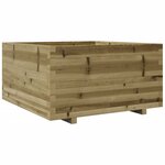 vidaXL Jardinière 90x90x49 5 cm bois de pin imprégné
