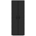 vidaXL Armoire à chaussures Noir 60x30x166 cm Tissu