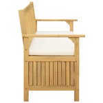 vidaXL Banc de rangement 2 -Seater 120 x 63 x 84 cm Rectangulaire