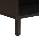 vidaXL Meuble TV avec stockage Finition Lavage Blanc 80 x 33 x 46 cm